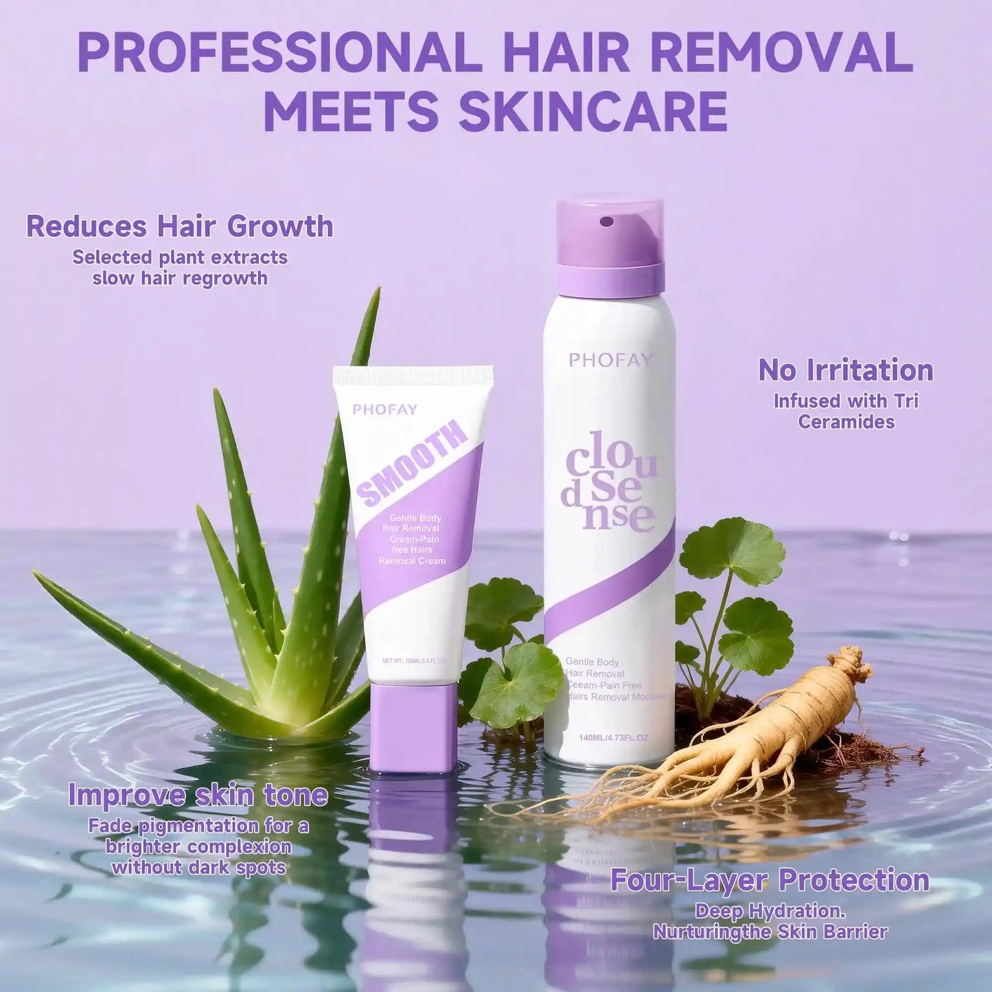 Smooth Skin in 4 Minutes: GentleHair Removal Cream