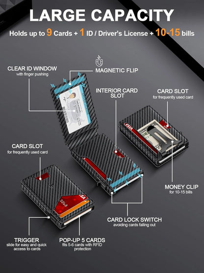 The Ultimate Pop-Up Slim Wallet:Bulky Pockets Are Officially Dead