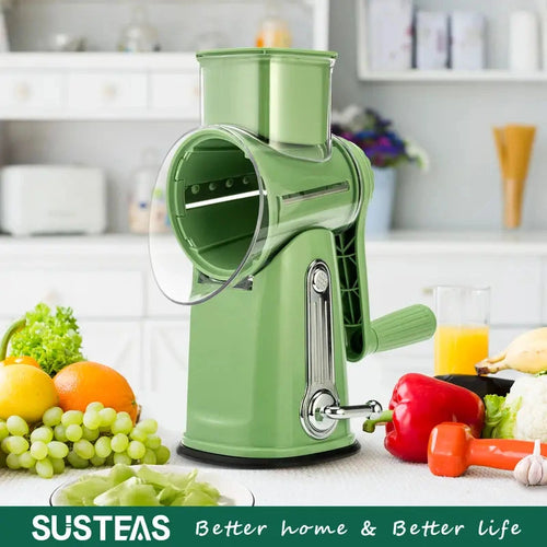 Effortless Prep, Masterful Results:The 5-in-1Ultimate Rotary Grater