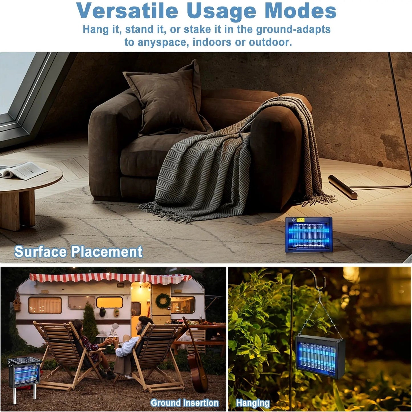 Instant Out-Door Mosquito Shield -Solar Powered