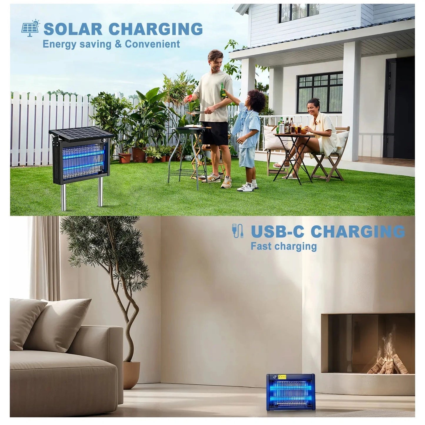 Instant Out-Door Mosquito Shield -Solar Powered