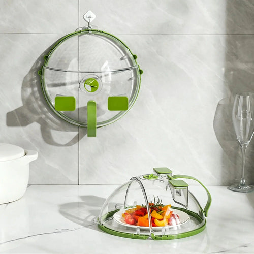 Collapsible Microwave SplatterCover & Food Steamer Guard