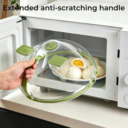 Collapsible Microwave SplatterCover & Food Steamer Guard