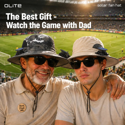 New Solar-Powered OutdoorCooling Fan Hat